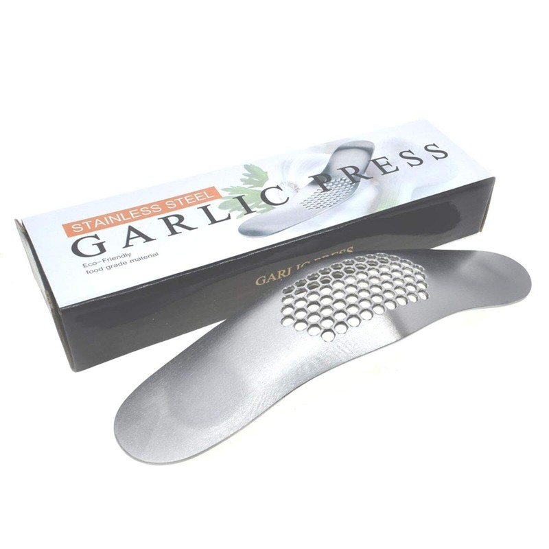 2 Pcs Garlic Rocker Crusher Mincer Press Dishwasher Safe, Stainless