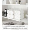 Yamazaki Home Tower Interlocking Towel Organizer - Bathroom Storage Shelf