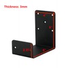 YMSZGBZG Heavy Duty Mantel Brackets，Floating Shelf Fireplace Bracket，U-Shaped Beam-Style Mantel