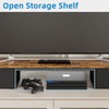 YAOHUOO 45" Large TV Riser with Fabric Drawers for 32-60