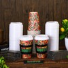 Jingmore 100 Sets Black History Month Disposable Coffee Cups with