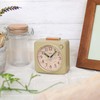 MAG T-736N-Z Alarm Clock, Analog, Natural, Mini, Silent, Continuous Second