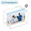 AITEE 6x8 Acrylic Picture Frames 3 Pack, 20% Thicker Block,