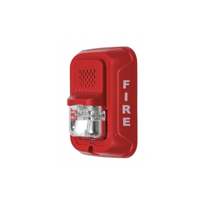 Horn Strobe,Marked Fire,Wall or Ceiling