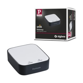Paulmann 50135 Smart Home Zigbee Gateway Bridge Smik White/Anthracite Plastic Control Centre, Smik Bridge
