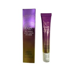 CQK Crema Anti Ojeras con Ácido Hialurónico y Péptidos, Hidratante y Antiarrugas para Contorno de Ojos, 20 gr