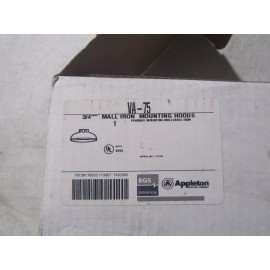 Appleton NEW APPLETON VA-75 3/4" NPT MALLEABLE IRON PENDANT MOUNTING HOOD