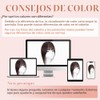 Matriarchs Postizos de cabello humano real para mujer, flequillo fino