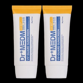Dr. Medim (1+1)Dr. Medim UV Guard Sunscreen 50g / (1+1)닥터메디엠 유브이 가드 선스크린50g X 2개 +물티슈 /PA++++ /혼합자차/백탁X/선크림/썬크림