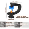 OUKENS Sprinkler Heads, 30-Piece ABS Material G Type 180 Degree
