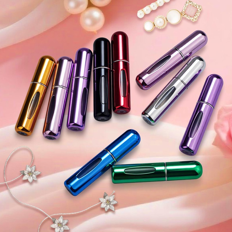 forebile Refillable Perfume Portable Atomizer Bottle Refillable Perfume Spray, Travel