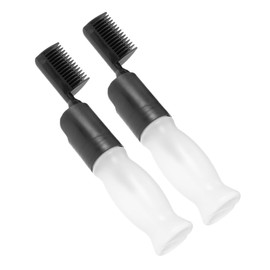 FOMIYES 2pcs Hair Dye and Oil Applicator Bottle with Comb Multi-functional Hair Care Tool for Even Coloring and Scalp Oiling Gentle Design for Home and Salon Use