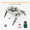 ONLYFIRE OUTDOOR LIVING Portable IGT Camping Stove with Foldable Legs,