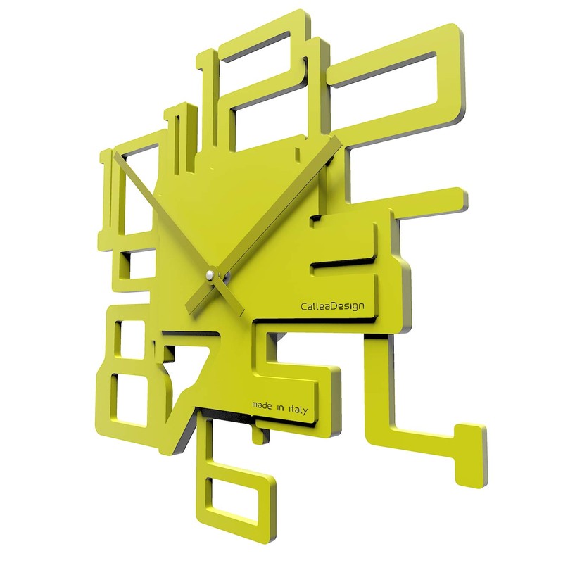 CalleaDesign 32 cm Kron Cedar Green Wall Clock