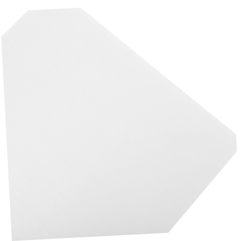 DOITOOL 10Pcs Foam Board Blank Craft Thick Smooth Surface for