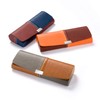 Fefi 2-Tone Hard Case, Glasses Case in Leather Look -