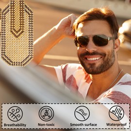 HomDSim Natural Wood Beaded Auto Car Seat Bead Cover,Front seat Natural Wooden Cool Refreshing Back Massaging Comfort Cushion Mat,Premium Quality Universal for Car Truck on Summer