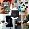 Xuhal 100 Pcs NFC Blank PVC Black Cards Chip 868
