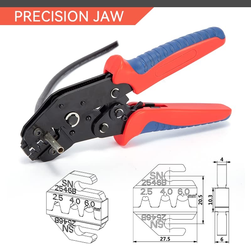 HKS Solar PV Cable Crimping Tool for Solar Connectors, AWG14-10