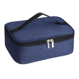 APOMOONS Cool Bag Small 3.2 L Mini Lunch Bag Foldable On the Go Insulated Bag Lunch Bag Lightweight Picnic Bag Waterproof Thermal Bag Women and Men for Picnic Car School Work Blue