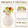 100 Counts Rose Flower Cocktail Picks 4.7 Inch Multicolor Cute