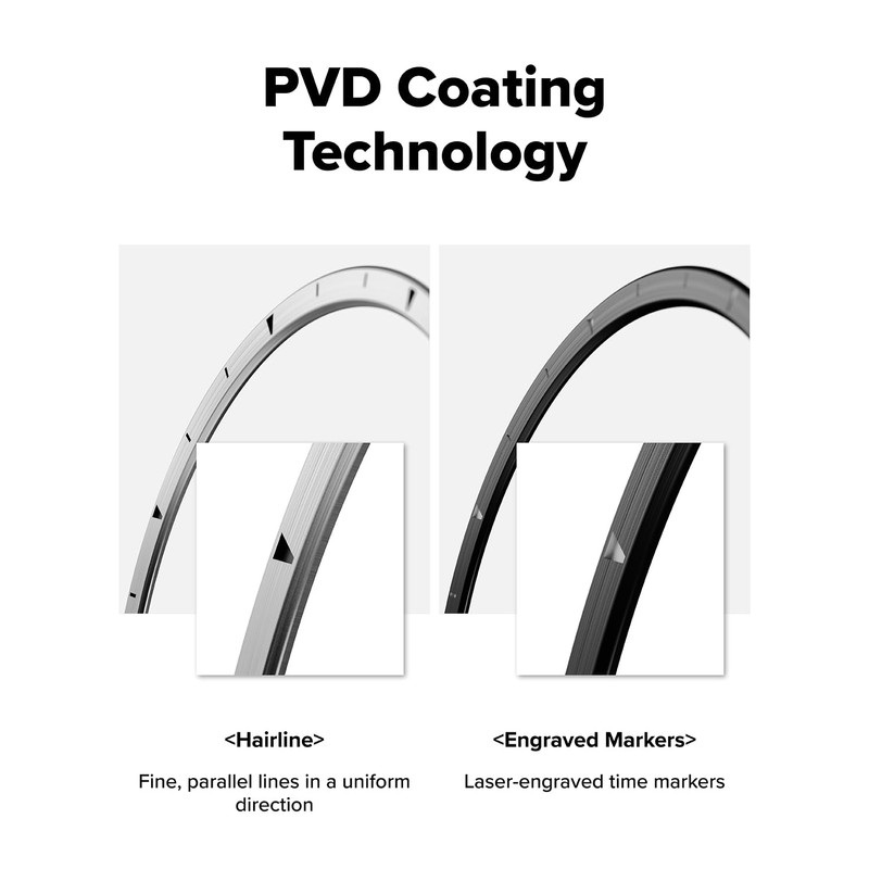 【Ringke】Galaxy Watch 8 Classic 46mm ケース [クラシックな時計デザイン] 傷防止高級ステンレスアクセサリーカバー（インナーベゼルカバー）簡単取り付け シルバー -