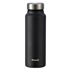 【Keeps Delicious Temperature for a Long Time】 Peacock Thermos Industry Co., Ltd. Water Bottle, 600ml, WEB Exclusive Color, Graphite Black/Light Bottle, Heat/Cold Retention, Large Capacity, My Bottle