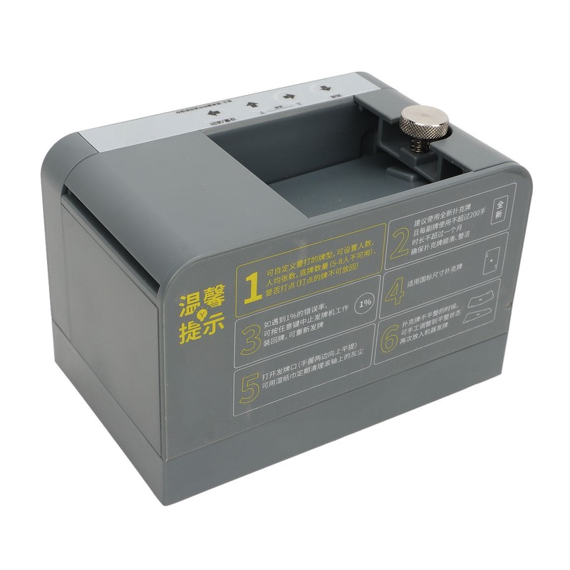 Playing Card Machine Smart Mini Automatic Deck Shuffler Electric Card