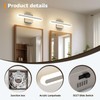 Joosenhouse 15.7 Inch Brushed Nickel Vanity Light for Bathroom –