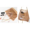 Youngfull Mesh Tote Bag, Foldable, Lightweight, Pool Back, Large Capacity,