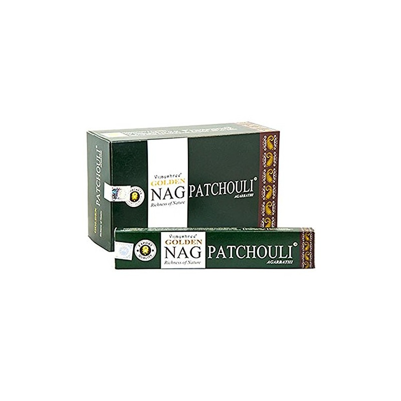 Golden Nag Patchouli Indian Incense Sticks 15g