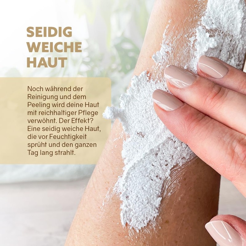 Puremetics 3-in-1 Shower Fluff, Vanilla, 250 g