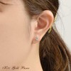 Four Leaf Clover: Ma712 Star Earrings, Blue Topaz, K10 Gold,
