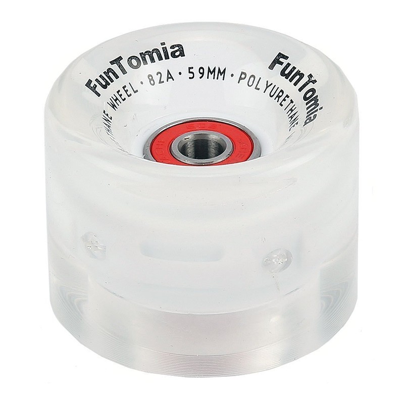FunTomia 4 x Miniboard/Skateboard Wheels 59 x 45 mm with