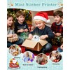 Memoking Print Pods Mini Printer - Sticker Printer Mini Thermal