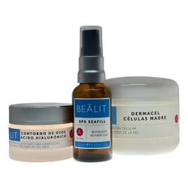 Bealit Kit Bod Tensor Cara, Gel Ojos, Dermacel Revitalizante                                                                                          