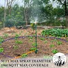 ARICOR 2 Pack 3-Arm Garden Sprinkler, 360 Degree Rotation Garden