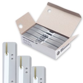 Elba Heftstreifen aus Kunststoff, 150x35mm, grau, 100 Stück