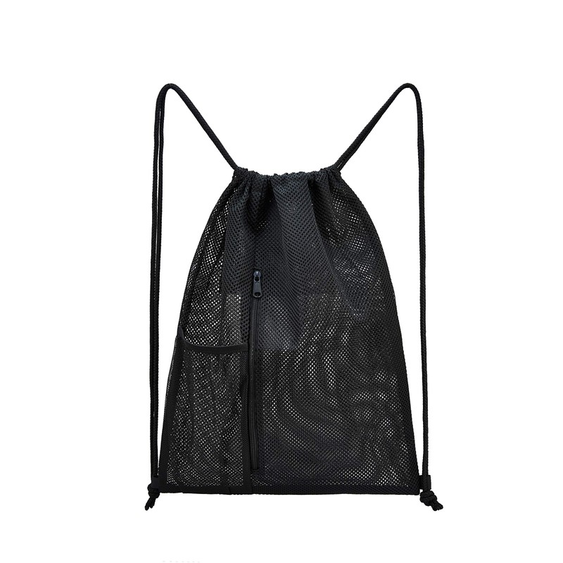 USPECLARE Heavy Duty Mesh Drawstring bag for Soccer Ball，Beach Toys