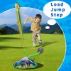 Gizzjoy Dinosaur Toy Rocket Launcher for Kids - Launch Up