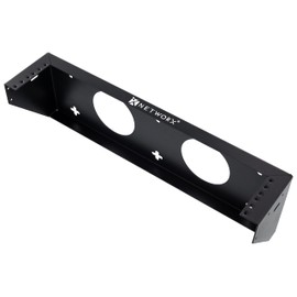 Networx 2U Vertical 19 Inch Wall Mount Server Bracket for Network and Data Panel Equipment