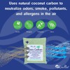 LivePure CocoCarbon Coconut Carbon Air Purifying Bag Odor Eliminator 7-Pack,