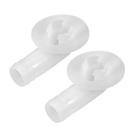 sourcing map Drain Hose Connection Elbow for Mini Split and Window Part 18 mm Pack of 2