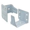 AXLIZER 4PCS Window Blind Headrail Brackets - Mini White Center