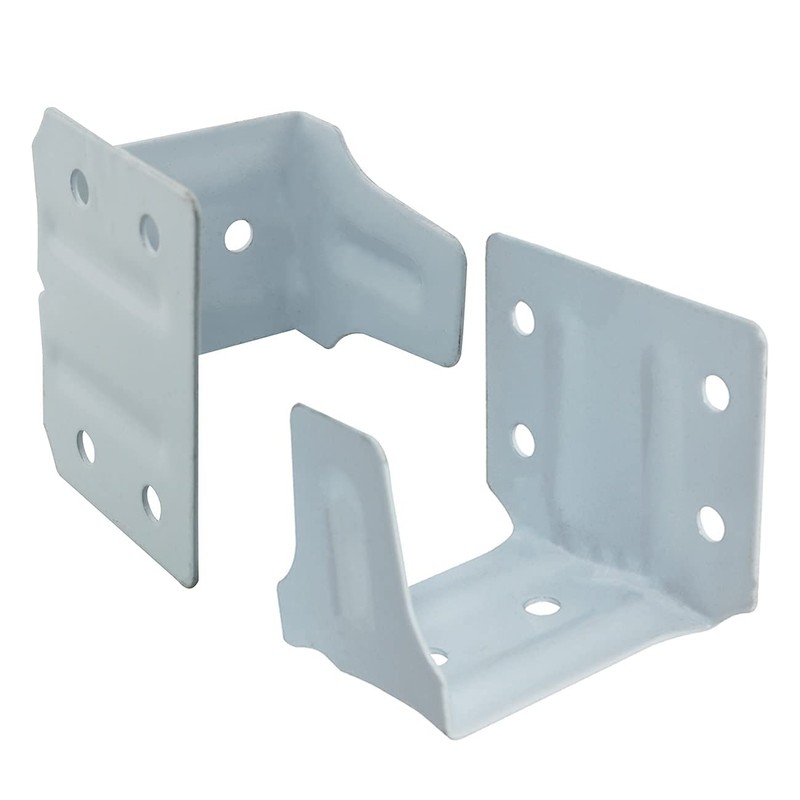 AXLIZER 4PCS Window Blind Headrail Brackets - Mini White Center