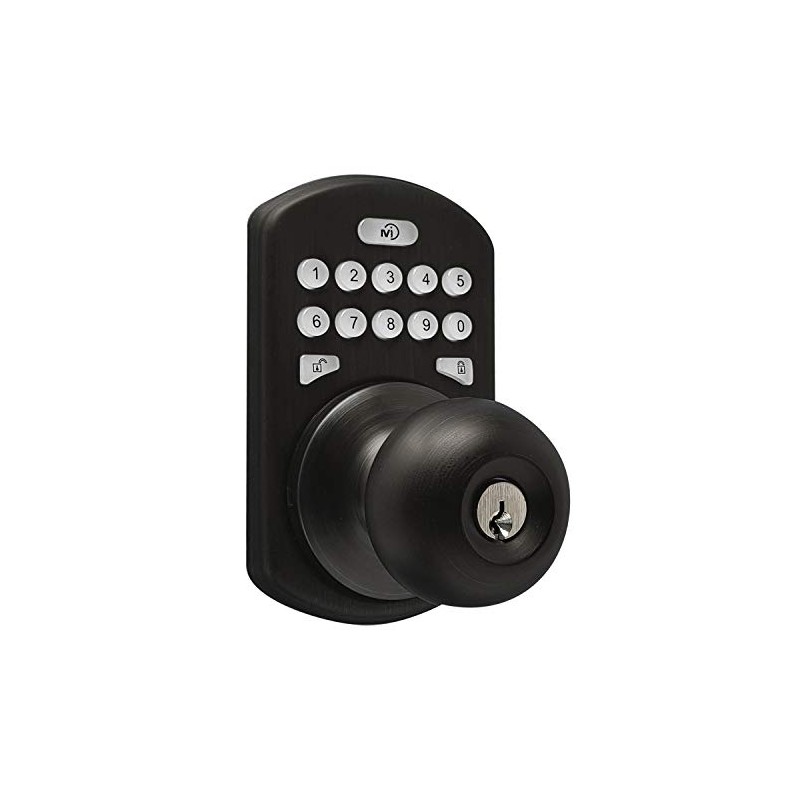 MiLocks CKK-02OB Titan Keyless Entry Door Lock - Deadbolt Smart