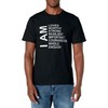 I Am Words of Encouragement Affirmations Laws Of Attraction T-Shirt