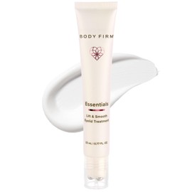 Body Firm Crepe Erase Lift & Smooth Eyelid Treatment, Anti Aging Eye Cream & Serum for Dark Circles, Puffiness, Wrinkles, Firming & Tightening Eye Lift Cream with Rollerball Applicator, 0.77 FL Oz