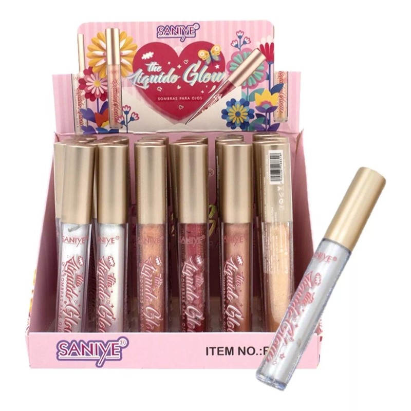 Sombras Liquidas Fácil Aplicar Variedad De Colores Glitter