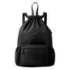 Sonicefit Drawstring Backpack Sports Gym Bag, Water-Resistant String Bag Cinch